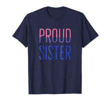 Ladda upp bild till gallerivisning, Proud Sister T-shirt LGBTQ Bisexual Ally Pride Flag Tee 781073
