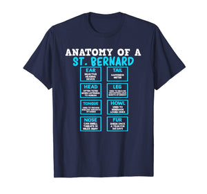 Funny shirts V-neck Tank top Hoodie sweatshirt usa uk au ca gifts for Anatomy of a Saint Bernard Gifts for Dog Mom Dad 3178007