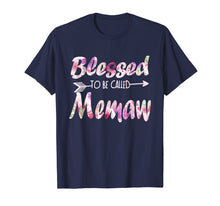 Ladda upp bild till gallerivisning, Funny shirts V-neck Tank top Hoodie sweatshirt usa uk au ca gifts for Blessed To Be Called Memaw T-Shirt Flower Mother&#39;s Day Gifts 3415470
