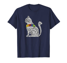 Ladda upp bild till gallerivisning, Funny shirts V-neck Tank top Hoodie sweatshirt usa uk au ca gifts for Autism Awareness Cat T Shirt - Gift for Autistic Teacher 2906363
