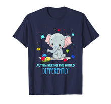 Ladda upp bild till gallerivisning, Funny shirts V-neck Tank top Hoodie sweatshirt usa uk au ca gifts for Autism Elephant T-Shirt Autism Seeing The World Differently 1228175
