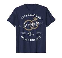 Ladda upp bild till gallerivisning, Funny shirts V-neck Tank top Hoodie sweatshirt usa uk au ca gifts for 4th Wedding Anniversary T-Shirt 4 years of Marriage Gift 2437964
