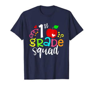 1st First Grade Squad Back To School Teacher T-shirt Gifts 1462668