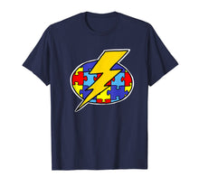 Ladda upp bild till gallerivisning, Funny shirts V-neck Tank top Hoodie sweatshirt usa uk au ca gifts for Autism Puzzle Piece Super Hero T-shirt Autism Gifts 3310925
