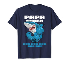 Ladda upp bild till gallerivisning, Funny shirts V-neck Tank top Hoodie sweatshirt usa uk au ca gifts for Papa Shark Doo Doo Shirt - Matching Family Shark Shirts Set 1388966

