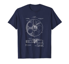 Ladda upp bild till gallerivisning, Funny shirts V-neck Tank top Hoodie sweatshirt usa uk au ca gifts for Retro Vintage Camera Filmmaker T-Shirt Film Reel Patent 2465376
