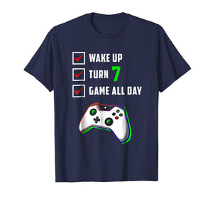 Funny shirts V-neck Tank top Hoodie sweatshirt usa uk au ca gifts for 7th Gamer Birthday Shirt Level 7 Unlocked T Shirt Gifts 1595354