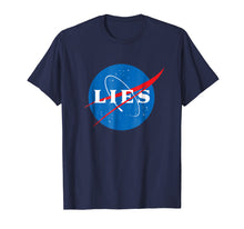 Ladda upp bild till gallerivisning, NASA LIES Flat Earth T-Shirt
