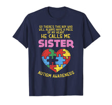 Ladda upp bild till gallerivisning, Funny shirts V-neck Tank top Hoodie sweatshirt usa uk au ca gifts for Autism Awareness Shirt Boy Piece Of My Heart Gift Sister 2978125
