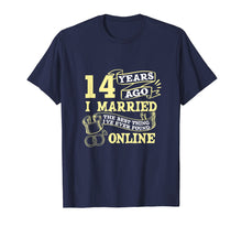 Ladda upp bild till gallerivisning, Funny shirts V-neck Tank top Hoodie sweatshirt usa uk au ca gifts for Anniversary Gift T-Shirt For 14 Years Marriage Couple Tee 2836722
