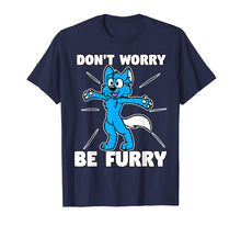 Ladda upp bild till gallerivisning, Funny shirts V-neck Tank top Hoodie sweatshirt usa uk au ca gifts for Furry Fandom Shirt Don't Worry Be Furry Shirt Wolf Shirt Fox 384311
