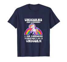 Ladda upp bild till gallerivisning, Funny shirts V-neck Tank top Hoodie sweatshirt usa uk au ca gifts for Unicorns Are Awesome Therefore I am A Unicorn Funny T-Shirt 1227806
