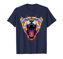 Ladda upp bild till gallerivisning, Funny shirts V-neck Tank top Hoodie sweatshirt usa uk au ca gifts for Tiger Shirt : Colorful Angry Tiger Pop Art Style T-Shirt 2590671
