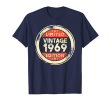 Ladda upp bild till gallerivisning, 50th Birthday T-Shirt Vintage 1969 Shirt- 50 Years Old Gifts
