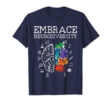 Ladda upp bild till gallerivisning, Neurodiversity Shirt - Embrace Adhd Autism Asd Tshirt Gift
