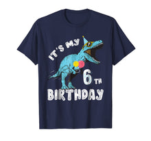 Ladda upp bild till gallerivisning, It's My 6th Birthday Dinosaur Party Shirt for Boy Age 6 2071196
