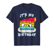 Ladda upp bild till gallerivisning, Funny shirts V-neck Tank top Hoodie sweatshirt usa uk au ca gifts for (Hey!) It's My Birthday Rainbow Cake T-Shirt 253280
