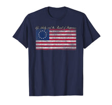 Ladda upp bild till gallerivisning, Life, Liberty, and the Pursuit of Happiness Flag T-Shirt 21693
