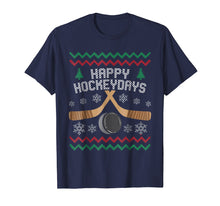 Ladda upp bild till gallerivisning, Funny shirts V-neck Tank top Hoodie sweatshirt usa uk au ca gifts for Happy Hockeydays T-Shirt Ugly Christmas Sweater Hockey Shirt 1977736
