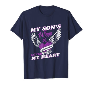 Funny shirts V-neck Tank top Hoodie sweatshirt usa uk au ca gifts for Drug Overdose Awareness T-Shirt Purple Ribbon gifts 