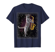 Ladda upp bild till gallerivisning, Funny shirts V-neck Tank top Hoodie sweatshirt usa uk au ca gifts for Cat Playing Saxophone Shirt | Cats In Space Playing Sax 2030368
