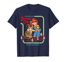 Ladda upp bild till gallerivisning, Funny-Caring-For-Your-Demon-Cat-T-Shirt Pet
