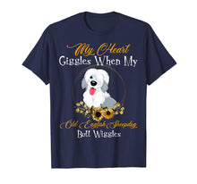 Ladda upp bild till gallerivisning, Funny shirts V-neck Tank top Hoodie sweatshirt usa uk au ca gifts for Old English Sheepdog My Heart Giggles TShirt Dog Mother's 2660953

