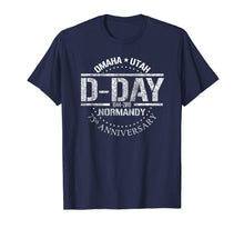 Ladda upp bild till gallerivisning, WW2 D-Day 75th Anniversary 1944-2019 Omaha Utah Beach T-Shirt 128829
