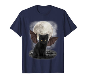 Funny shirts V-neck Tank top Hoodie sweatshirt usa uk au ca gifts for Gothic Bat Cat Shirt Vampire Funny Gifts Cats Lover T-Shirt 1859360