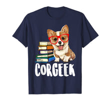 Ladda upp bild till gallerivisning, Funny shirts V-neck Tank top Hoodie sweatshirt usa uk au ca gifts for Corgeek Reading Book Tshirt Funny Corgi Dog Lover Gifts 1069697

