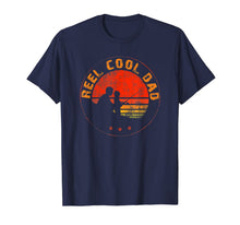 Ladda upp bild till gallerivisning, Mens Retro Reel Cool Dad Fishing Daddy Vintage Fathers Day Gift T-Shirt 65455
