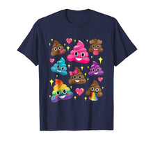 Ladda upp bild till gallerivisning, Funny shirts V-neck Tank top Hoodie sweatshirt usa uk au ca gifts for Cute Girl Rainbow Emoji Poop T-Shirt - BFF Gift or PJ Tee 330512
