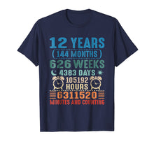 Ladda upp bild till gallerivisning, Funny shirts V-neck Tank top Hoodie sweatshirt usa uk au ca gifts for 12 Years Old Shirt - 12th Birthday Vintage 144 Months Gift 497101
