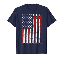 Ladda upp bild till gallerivisning, Vintage American Flag Baseball Men Boys Apparel Dad 4th July T-Shirt 110366

