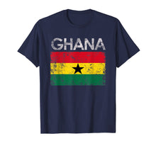 Ladda upp bild till gallerivisning, Vintage Ghana Ghanaian Flag Pride Gift T-Shirt
