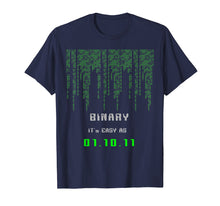 Ladda upp bild till gallerivisning, Funny shirts V-neck Tank top Hoodie sweatshirt usa uk au ca gifts for BINARY IT's EASY AS 1,2,3 Programming Coding Funny T-shirt 2086099
