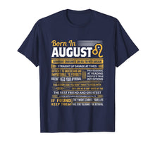Ladda upp bild till gallerivisning, August Birthday Gifts - Born In August Leo T-Shirt 213649

