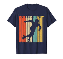 Ladda upp bild till gallerivisning, Funny shirts V-neck Tank top Hoodie sweatshirt usa uk au ca gifts for Vintage Retro Roller Derby Silhouette T-Shirt 2288597
