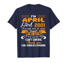 Ladda upp bild till gallerivisning, Funny shirts V-neck Tank top Hoodie sweatshirt usa uk au ca gifts for April 2001 Girl Gifts 18 Years Old 18th Birthday TShirt 3302153
