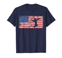 Ladda upp bild till gallerivisning, Funny shirts V-neck Tank top Hoodie sweatshirt usa uk au ca gifts for Vintage Retro American Flag Badminton T-Shirt 3899530
