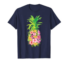 Ladda upp bild till gallerivisning, Funny shirts V-neck Tank top Hoodie sweatshirt usa uk au ca gifts for Pineapple Flowers Tshirt Women Aloha Hawaii Vintage Hawaiian 2366249
