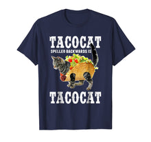 Ladda upp bild till gallerivisning, Tacocat Spelled Backwards Is Tacocat Funny Cat Shirt
