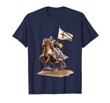 Ladda upp bild till gallerivisning, The Crusader - I Fear No Evil - Knights Templar T-Shirt
