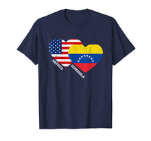 Ladda upp bild till gallerivisning, Funny shirts V-neck Tank top Hoodie sweatshirt usa uk au ca gifts for Venezuela Flag T-Shirt Venezuelan American Flag Gift 1481225
