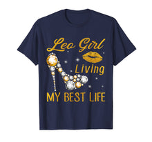 Ladda upp bild till gallerivisning, Funny shirts V-neck Tank top Hoodie sweatshirt usa uk au ca gifts for Leo Girl Living My Best Life Tshirt 4276552
