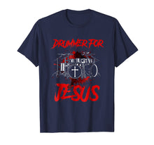 Ladda upp bild till gallerivisning, Funny shirts V-neck Tank top Hoodie sweatshirt usa uk au ca gifts for Christian Drummer Gift Shirt Drumming for Jesus 1399118
