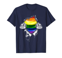 Ladda upp bild till gallerivisning, Superhero Ripping T Shirt LGBT Gay Pride Awareness Month 166399
