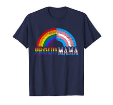 Ladda upp bild till gallerivisning, Vintage proud mama flag Rainbow LGBT Transgender pride month T-Shirt 121830
