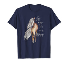 Ladda upp bild till gallerivisning, Funny shirts V-neck Tank top Hoodie sweatshirt usa uk au ca gifts for Just a Girl Who Loves Horses T-shirt 324215

