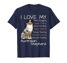 Ladda upp bild till gallerivisning, Funny shirts V-neck Tank top Hoodie sweatshirt usa uk au ca gifts for I Love My Australian Shepherd Dog shirt 2379275
